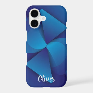 Modern Abstract Blue Geometric