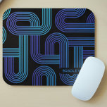 Modern Abstract Blue Purple Geometric Custom Name Mouse Pad<br><div class="desc">Modern Abstract Blue Purple Geometric Custom Name Mouse Pads features an abstract geometric pattern in blue and purple with your custom name at the base. Perfect gift for him or her for Christmas,  birthday,  anniversary,  Father's Day and more. Designed by ©Evco Studio www.zazzle.com/store/evcostudio</div>