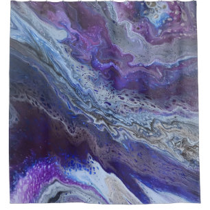 Modern abstract blue, purple, grey, white