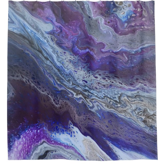 Modern abstract blue, purple, grey, white (Front)