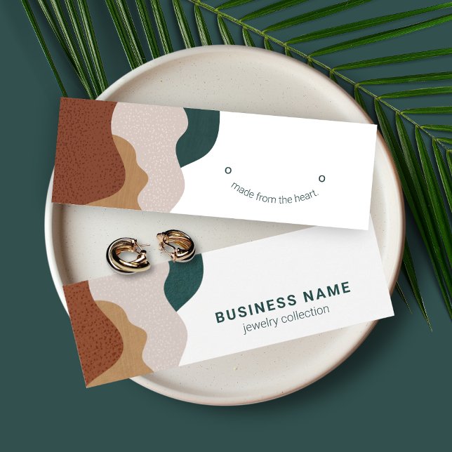 Modern Abstract Boho Earring Display Card (Creator Uploaded)