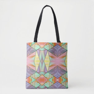 Modern Abstract boho Marble Art Tote Bag