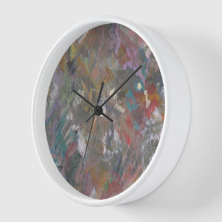 Modern Abstract Bold "Flower Garden" Wall Clock