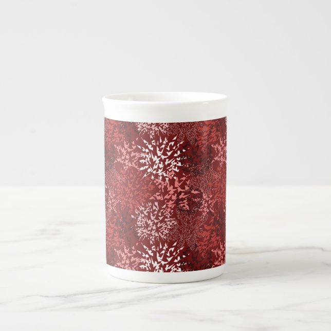 Modern Abstract Bone China Mug (Front)