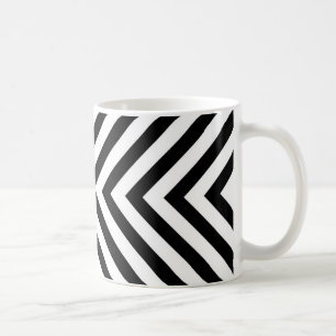 Modern Abstract Chevron Pattern Coffee Mug