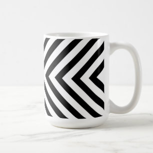 Modern Abstract Chevron Pattern Coffee Mug
