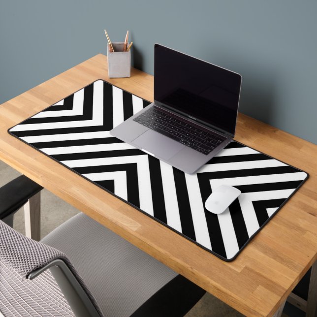 Modern Abstract Chevron Pattern Desk Mat (Office 2)