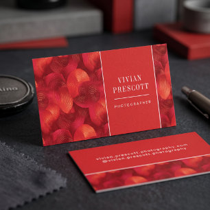 Modern Abstract Circle Pattern Design Business Card