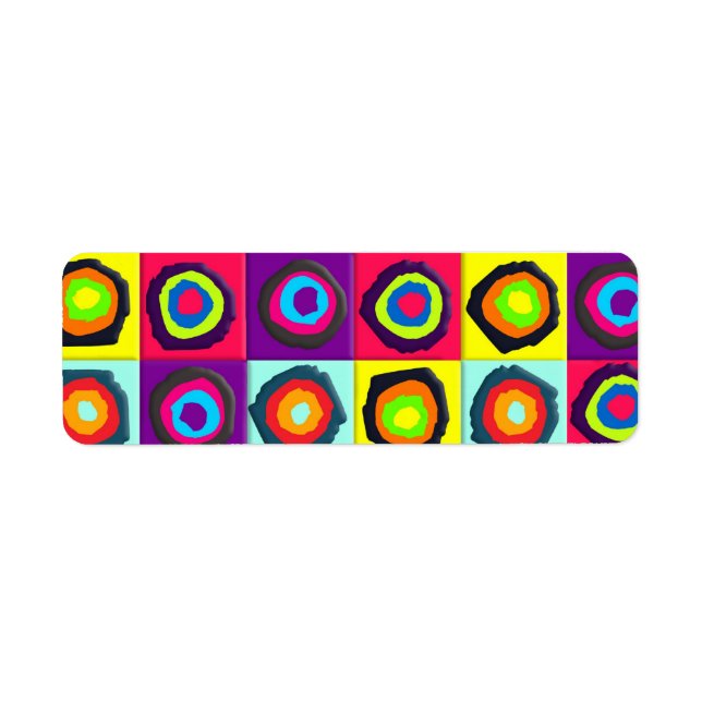 Modern Abstract Circles Pattern (Front)