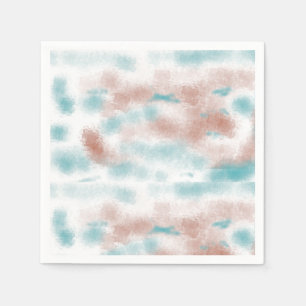 Modern Abstract Clouds Paper Napkin