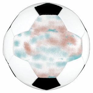 Modern Abstract Clouds  Soccer Ball