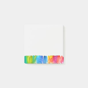 Modern abstract color riot crazy colors post-it notes