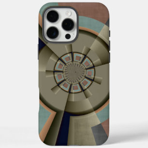 Modern Abstract Colour Harmony Fractal Art Graphic iPhone 16 Pro Max Case