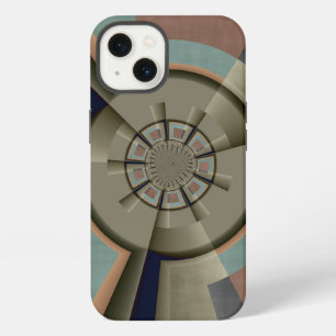 Modern Abstract Colour Harmony Fractal Art Graphic iPhone 13 Case