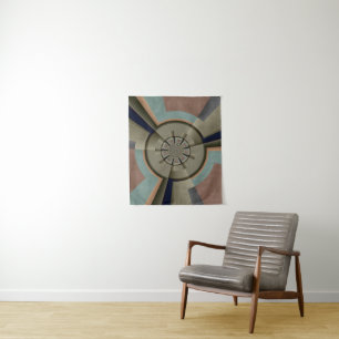 Modern Abstract Colour Harmony Fractal Art Graphic Tapestry