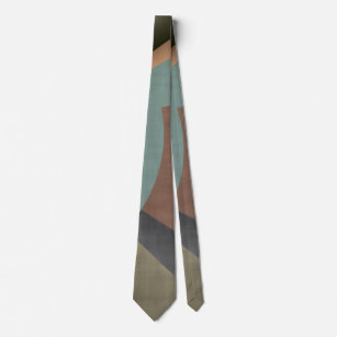 Modern Abstract Colour Harmony Fractal Art Tie