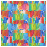 Modern abstract colour riot crazy colours fabric