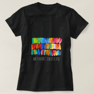 Modern abstract colour riot crazy colours T-Shirt
