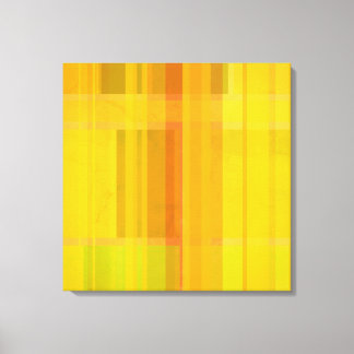 Modern Abstract | Colourful Citrus Colours Canvas Print