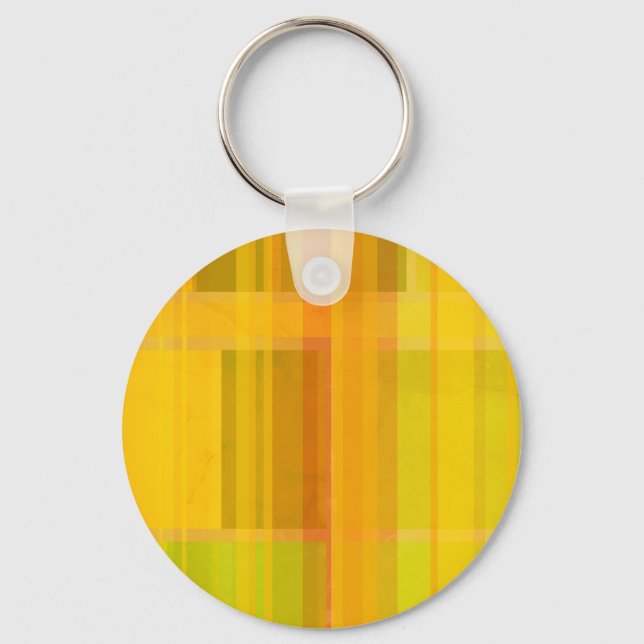 Modern Abstract | Colourful Citrus Colours Keychain (Front)