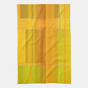 Modern Abstract   Colourful Citrus Colours Kitchen Towel