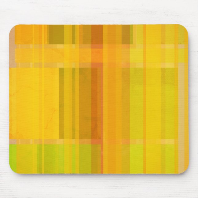 Modern Abstract | Colourful Citrus Colours Mouse Pad (Front)