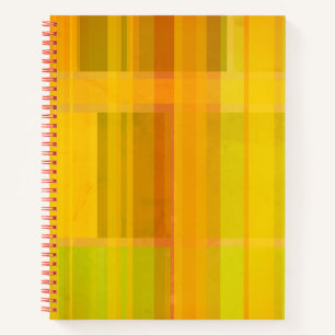 Modern Abstract   Colourful Citrus Colours Notebook
