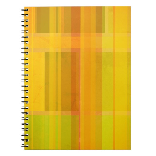 Modern Abstract | Colourful Citrus Colours Notebook (Front)