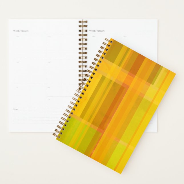 Modern Abstract | Colourful Citrus Colours Planner (Display)