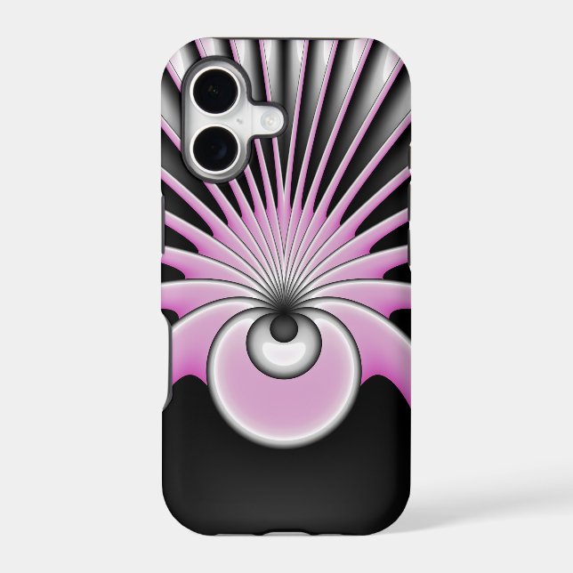 Modern Abstract Crazy Fractal Art Pattern (Back)