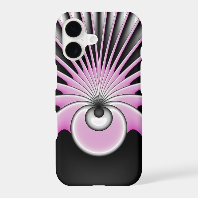 Modern Abstract Crazy Fractal Art Pattern (Back)
