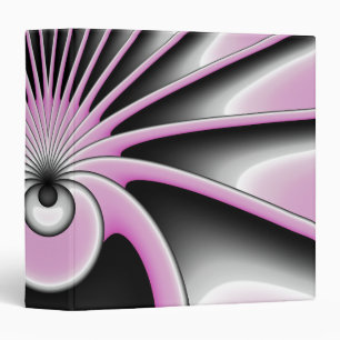 Modern Abstract Crazy Fractal Art Pattern Binder