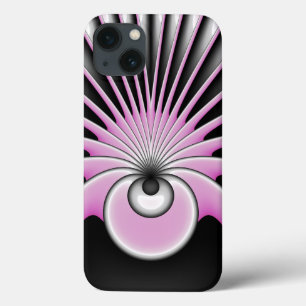 Modern Abstract Crazy Fractal Art Pattern iPhone 13 Case