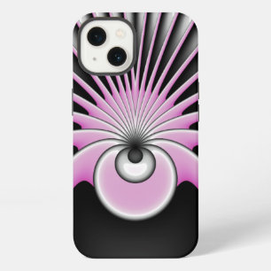 Modern Abstract Crazy Fractal Art Pattern iPhone 13 Case