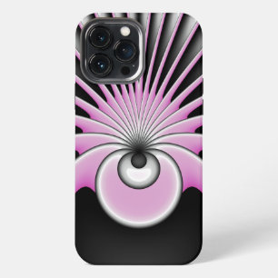 Modern Abstract Crazy Fractal Art Pattern iPhone 13 Pro Max Case