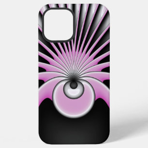 Modern Abstract Crazy Fractal Art Pattern iPhone 12 Pro Max Case