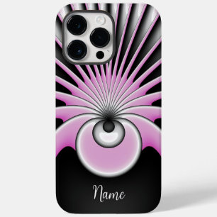 Modern Abstract Crazy Fractal Art Pattern Name Case-Mate iPhone 14 Pro Max Case