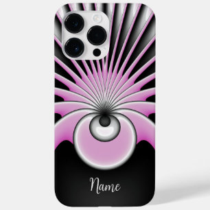 Modern Abstract Crazy Fractal Art Pattern Name Case-Mate iPhone 14 Pro Max Case
