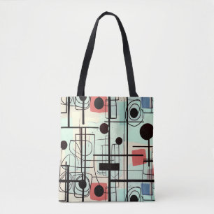 Modern abstract design, dynamic lines Throw Pillow Tote Bag