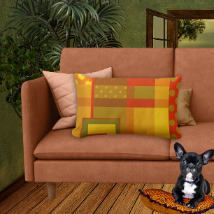 Modern Abstract Design Fall Pattern Pillow