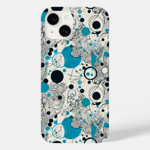 Modern abstract design, fluid lines Throw Pillow Case-Mate iPhone 14 Case