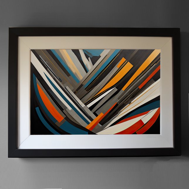 Modern Abstract Design Futurism 3:2 Poster (Creator Uploaded)