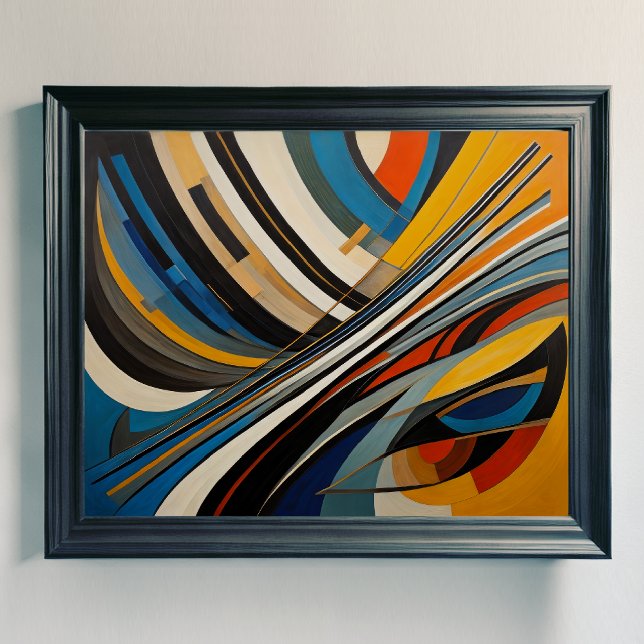 Modern Abstract Design Futurism 4:5 Poster (Creator Uploaded)