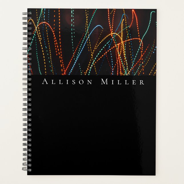 Modern Abstract Designer Pattern | Photography Planner (Front)