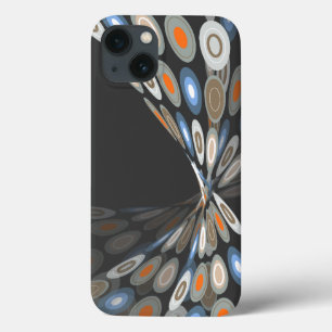 Modern Abstract Digital Butterfly Artistic Casing iPhone 13 Case