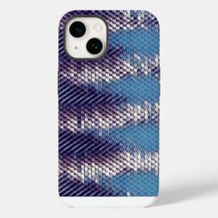 Modern abstract digital pattern design 1231 Case-Mate iPhone 14 case
