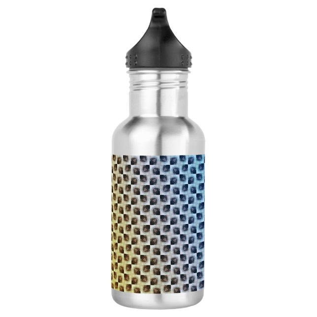 Modern abstract digital pattern design 1243 532 ml water bottle (Right)