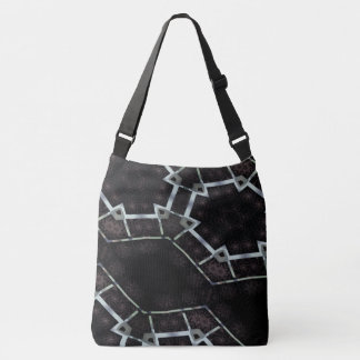 MODERN abstract draw in-black-grey  Crossbody Bag