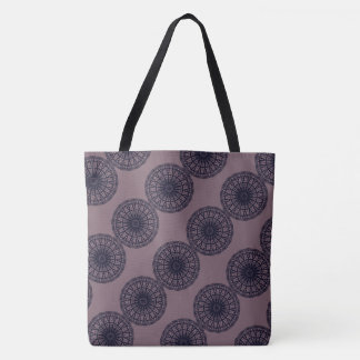 MODERN abstract draw in-deep blue -deep pink#7D616 Tote Bag