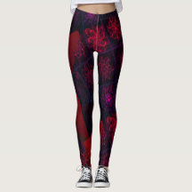 MODERN abstract drawings in rose-red mosaic  Leggi